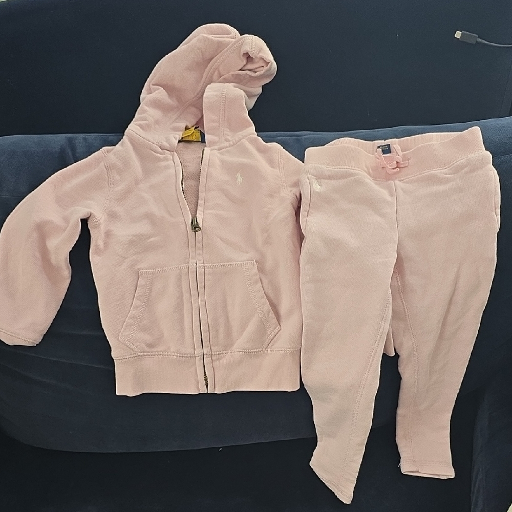 RALPH LAUREN Pink Kids Set